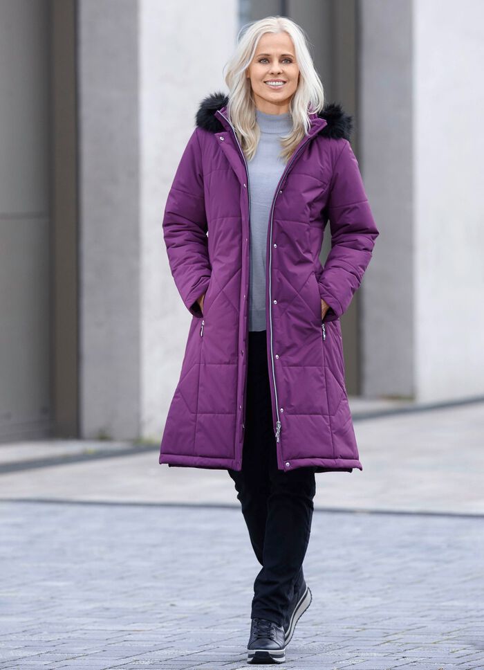 Mantel mit Reißverschluss an den Seitenschlitzen ZYKLAM