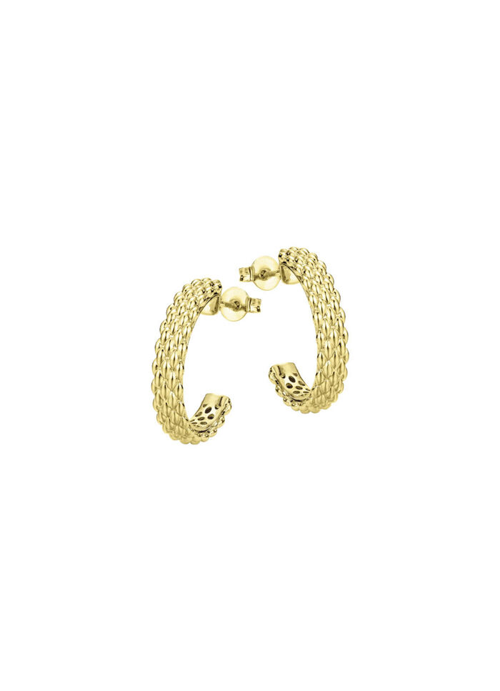 Zeitlose Creolen in feinstem Gold 