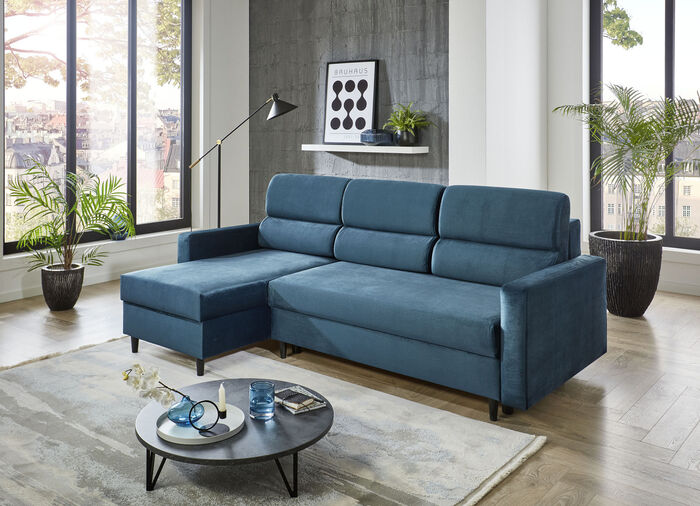 Polsterecke mit Funktion BLAU