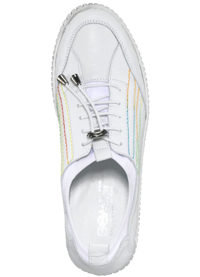 Gemini Sneaker mit elastischem Textilmaterial WEISS