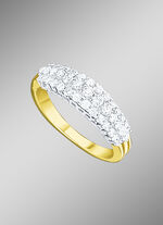 Bildschöner Damenring mit 41 Brillanten 