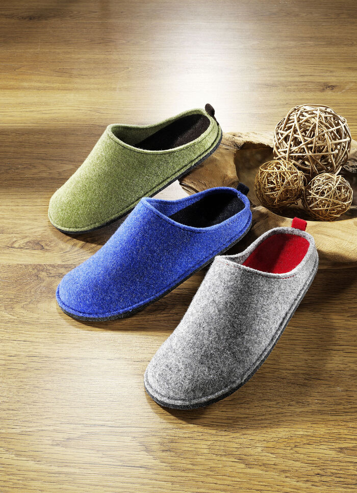 Herren-Hausschuh aus Wollfilz 
