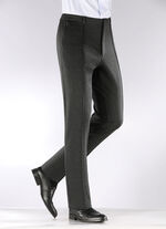  Modische "Klaus Modelle"-Hose mit Dehnbund in 4 Farben ANTHRAZIT MELIERT