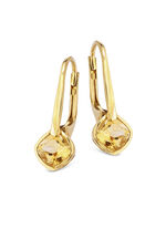 Ohrringe mit echt Citrin 