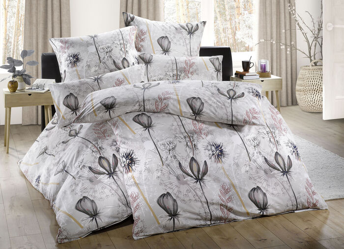 Bettwäsche Garnitur mit Pusteblumen-Motiv 