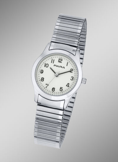 Bei Nacht leuchtende Para-Quartz-Damenuhr 