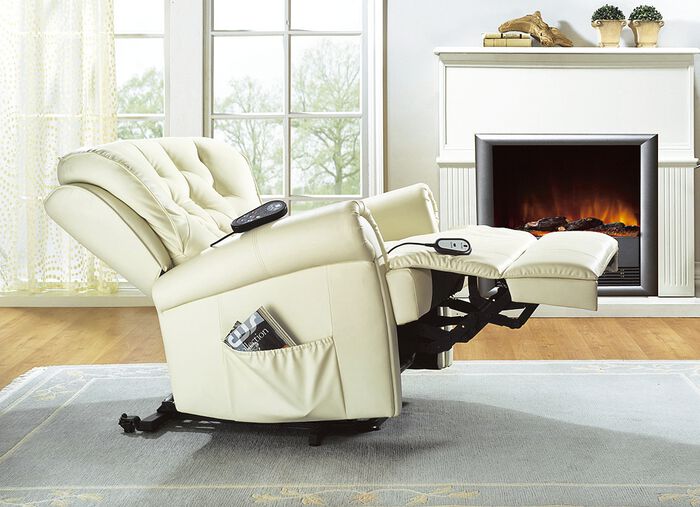 Relax-Sessel für Entspannung erster Klasse CREME