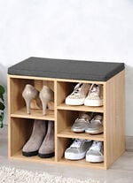 Schuhbank mit Sitzkissen 