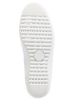 ELENA EDEN Slipper mit Zier-Knopf und Elastikeinsatz PERLGRAU