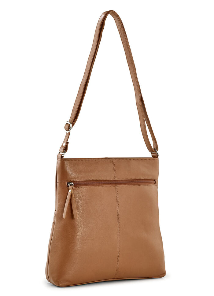 Laurina, Tasche, Damen, mit verstellbarem Umhängeriemen COGNAC
