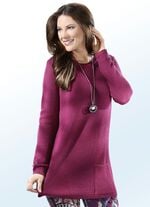 Longpullover mit Schurwolle 