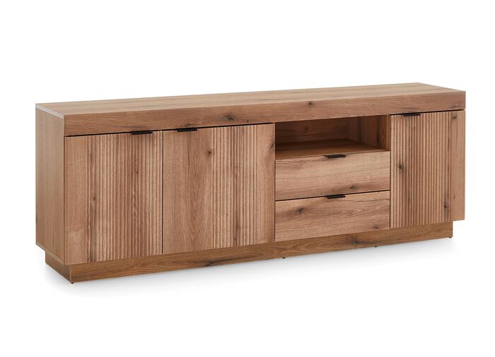 TV-Longboard mit Wandboard EICHE