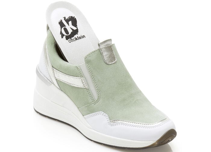 ELENA EDEN Slipper mit herausnehmbarem Fußbett MINT