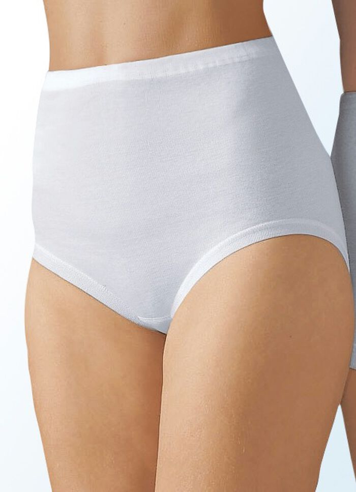 Schöller Fünferpack Slips mit auswechselbarem Gummizug 