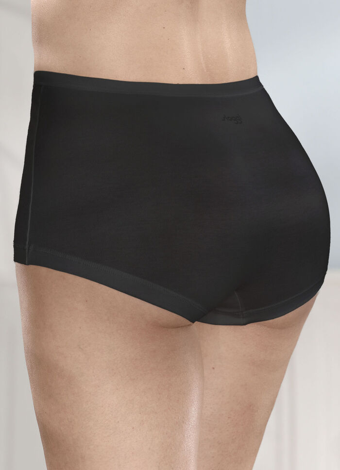 sloggi GO Daily Cotton Dreierpack Pants mit BIO-Baumwolle SCHWARZ