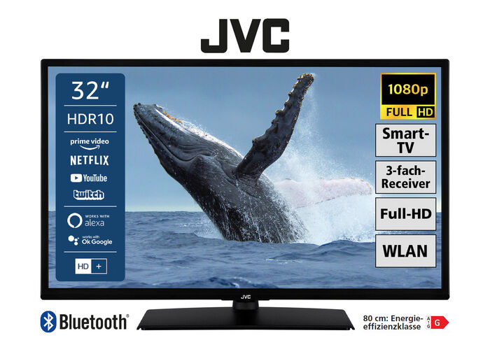 JVC LED-Fernseher mit Full-HD-Aufl&ouml;sung 