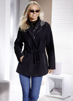 Jacke mit fester Kapuze 