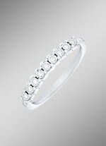 Damenring in Weißgold mit Brillanten 