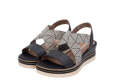 Remonte Sandalette mit Flechtdurchz&uuml;gen 