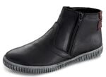 Gemini Stiefelette aus Rind-Nappaleder SCHWARZ