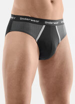 Dreierpack Slips mit bedruckten Einsätzen 