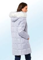 Kurzmantel mit abnehmbarer Kapuze 