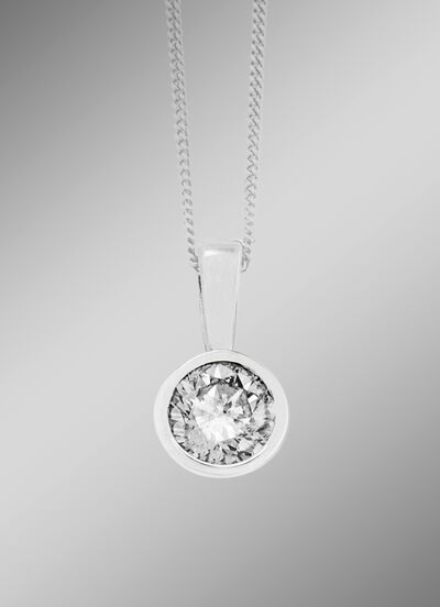 Solit&auml;r-Anh&auml;nger mit Brillant 