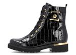 Remonte, stylische Damen-Stiefeletten, Winterschuhe, Weite G, mit herausnehmbarem Fu&szlig;bett SCHWARZ-GOLD