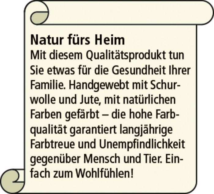 Handgewebte Brücken und Teppiche BLAU