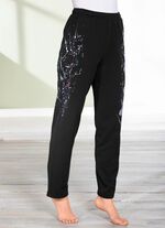 Hose mit tollem Floral Dessin 