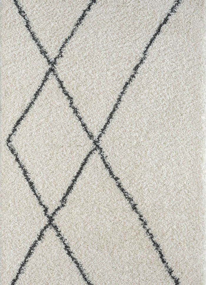 Traumhaft flauschige Shaggy-Br&uuml;cken, -Galerien und -Teppiche CREME