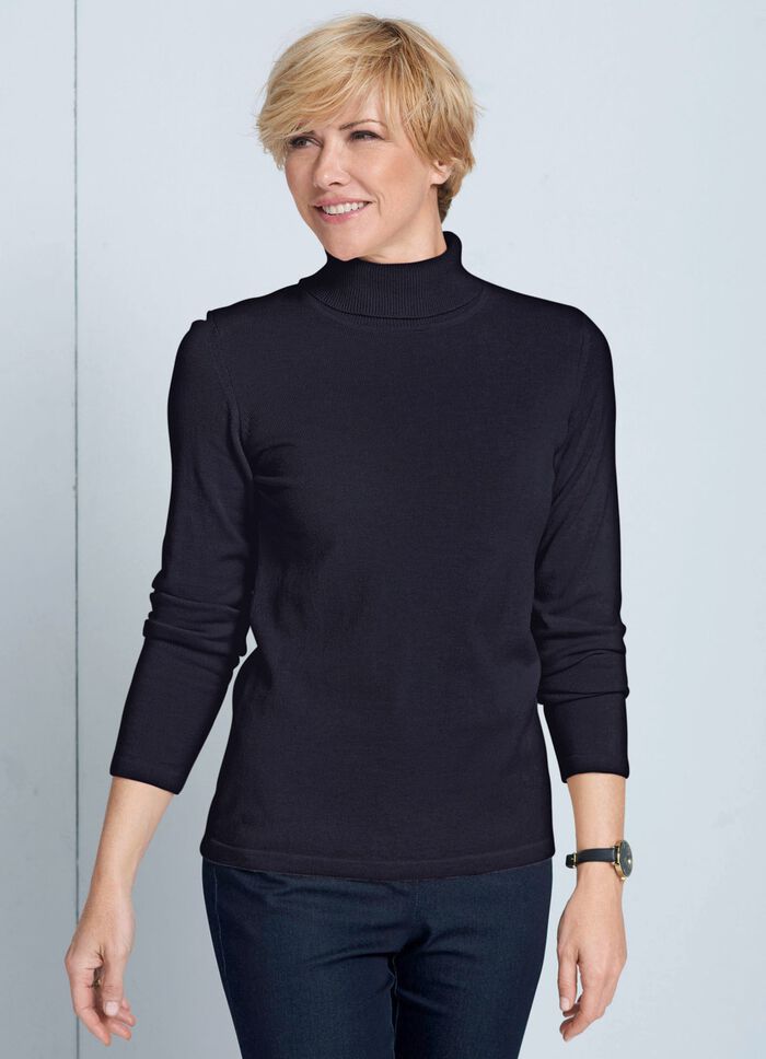Pullover mit Modal-Anteil MARINE