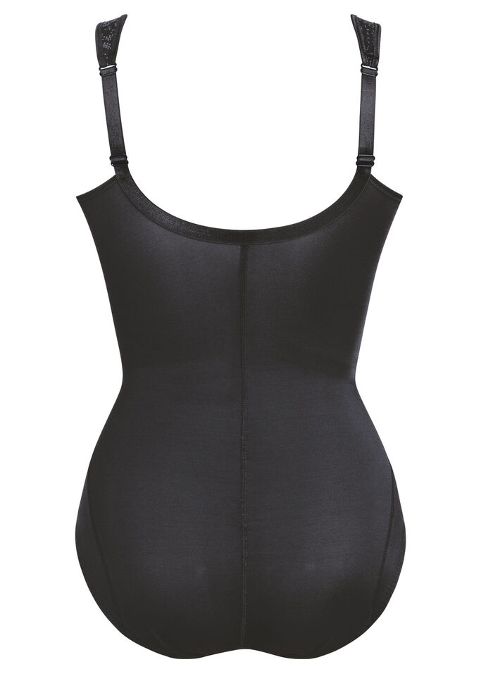 Anita Hosenkorselett mit transparenten Tülleinsätzen SCHWARZ