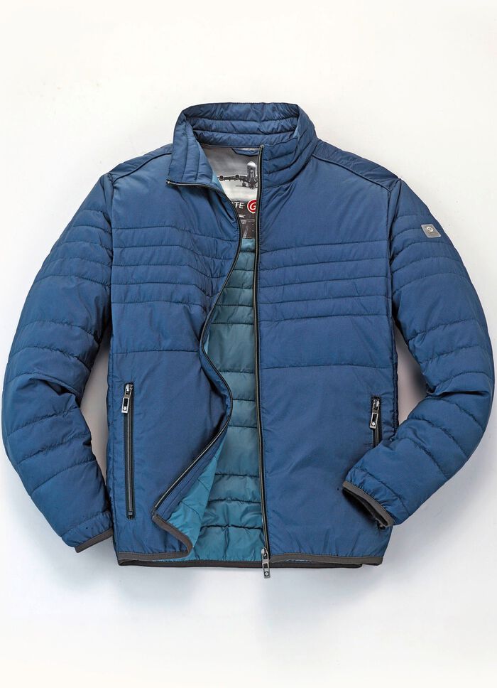 Steppblouson von &bdquo;Gate One&ldquo; MITTELBLAU