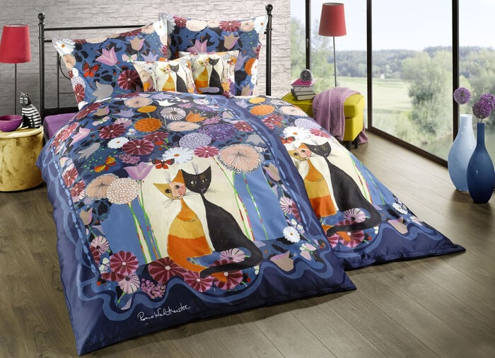 Bettwäsche-Garnitur mit Rosina Wachtmeister-Motiv 