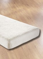 Spannbetttuch mit Sherpa-Teddy-Plüsch für kuschelig warme Nächte 