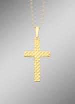 Kreuz-Anh&auml;nger mit Diamantmuster 