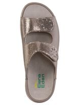 ELENA EDEN, bequeme Damen-Pantoletten, Weite H, mit herausnehmbarem Fu&szlig;bett 