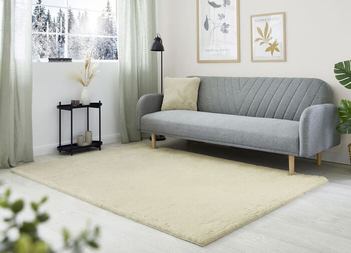 Brücken und Teppiche für ein Gefühl wie auf Wolken BEIGE