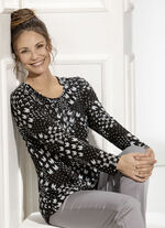 Bezauberndes Shirt mit silberfarbenen Zierpl&auml;ttchen 