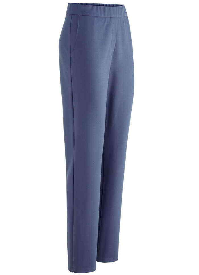 Hose in bequemer Schlupfform JEANSBLAU