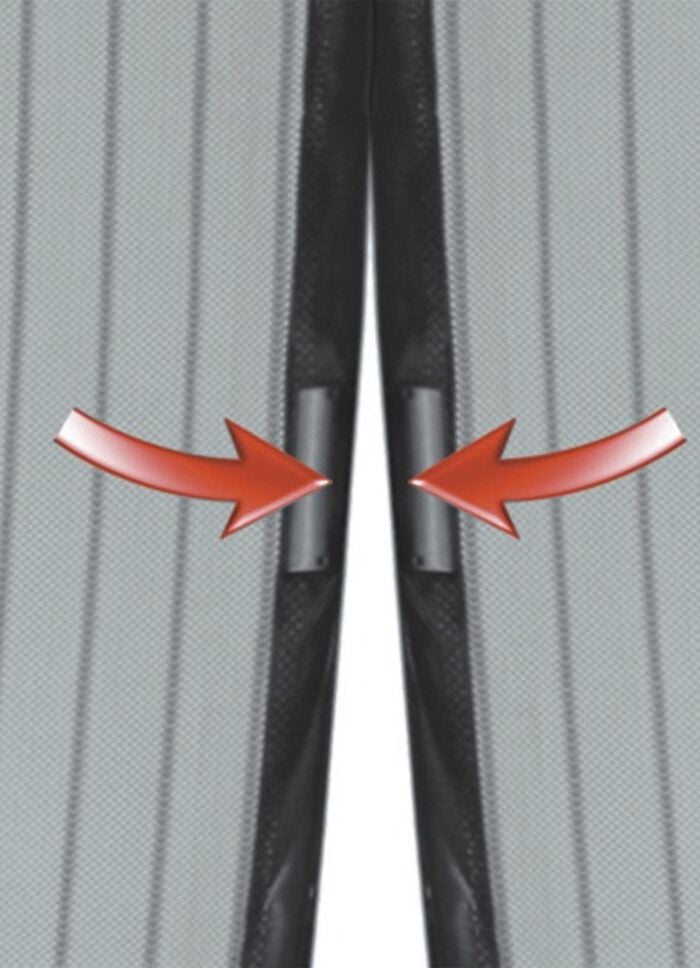 Insektenvorhang mit Magnetsystem, Schlie&szlig;t automatisch! 