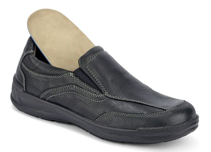 GINO GALANTE, klassische Herren-Slipper, mit herausnehmbarem Fu&szlig;bett 