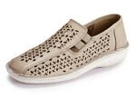 ELENA EDEN Slipper aus schattiertem Nappaleder BEIGE