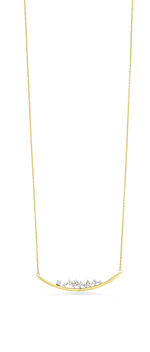 Attraktive Halskette mit 11 Brillanten 