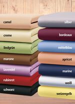 Edel-Jersey-Spannbetttuch mit Elasthan 