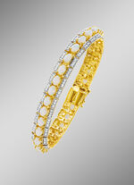 Vergoldetes Armband aus Silber 