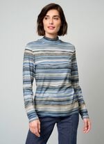 Shirt mit kurzem Reißverschluss 