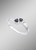 Bildschöner Damenring mit 16 Diamanten 