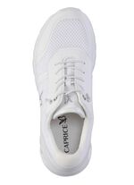 Caprice, sportliche Damen-Sneaker, Weite G, mit herausnehmbarem Fu&szlig;bett WEISS